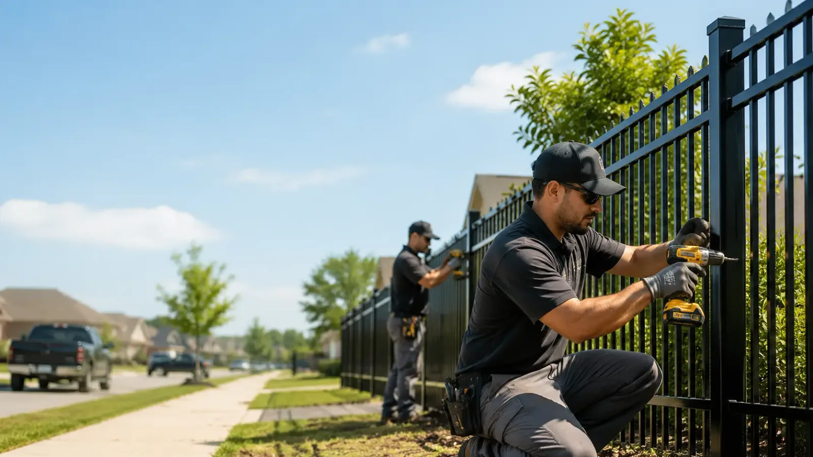 Metal Fence Installation in Hamburg, IL